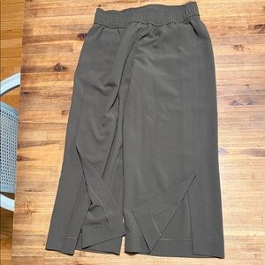 The Limited Wide Leg Charcoal Pants